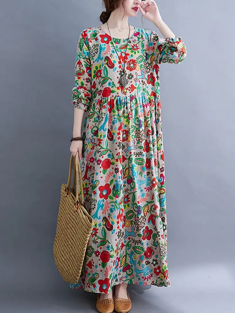 Summer Long Sleeve Dress