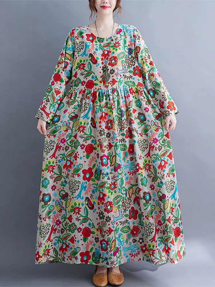 Summer Long Sleeve Dress
