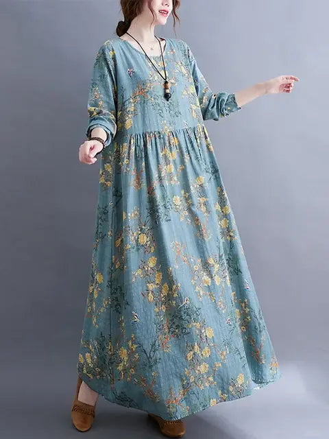 Summer Long Sleeve Dress