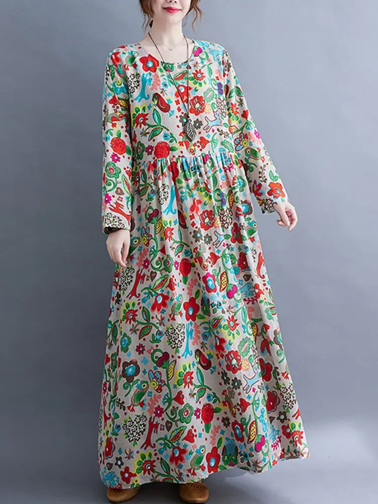 Summer Long Sleeve Dress