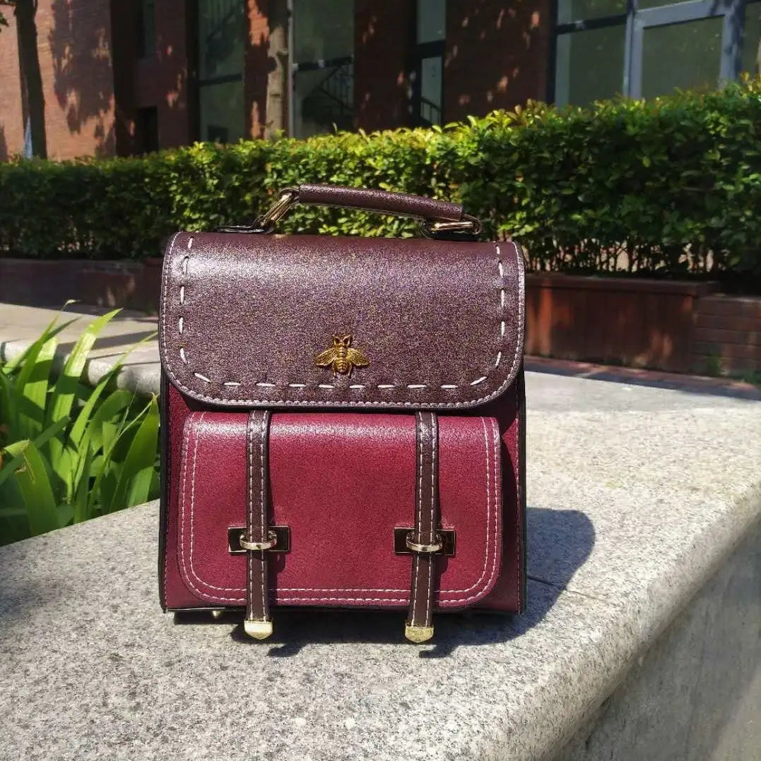 VelloBee Leather Backpack