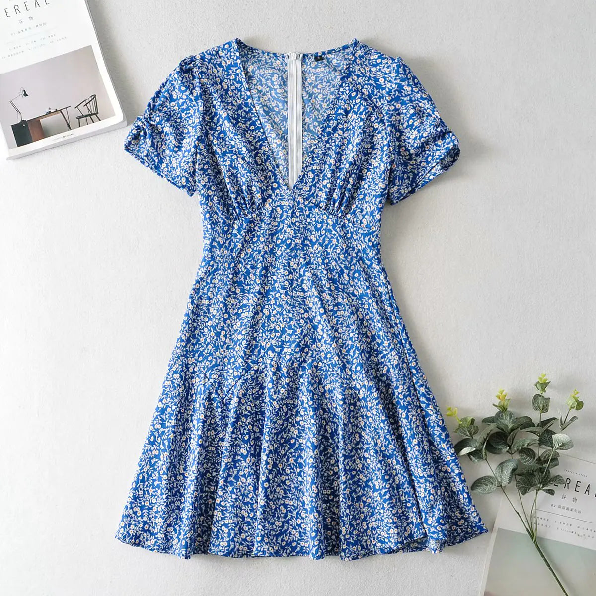 Summer Floral Short Dress