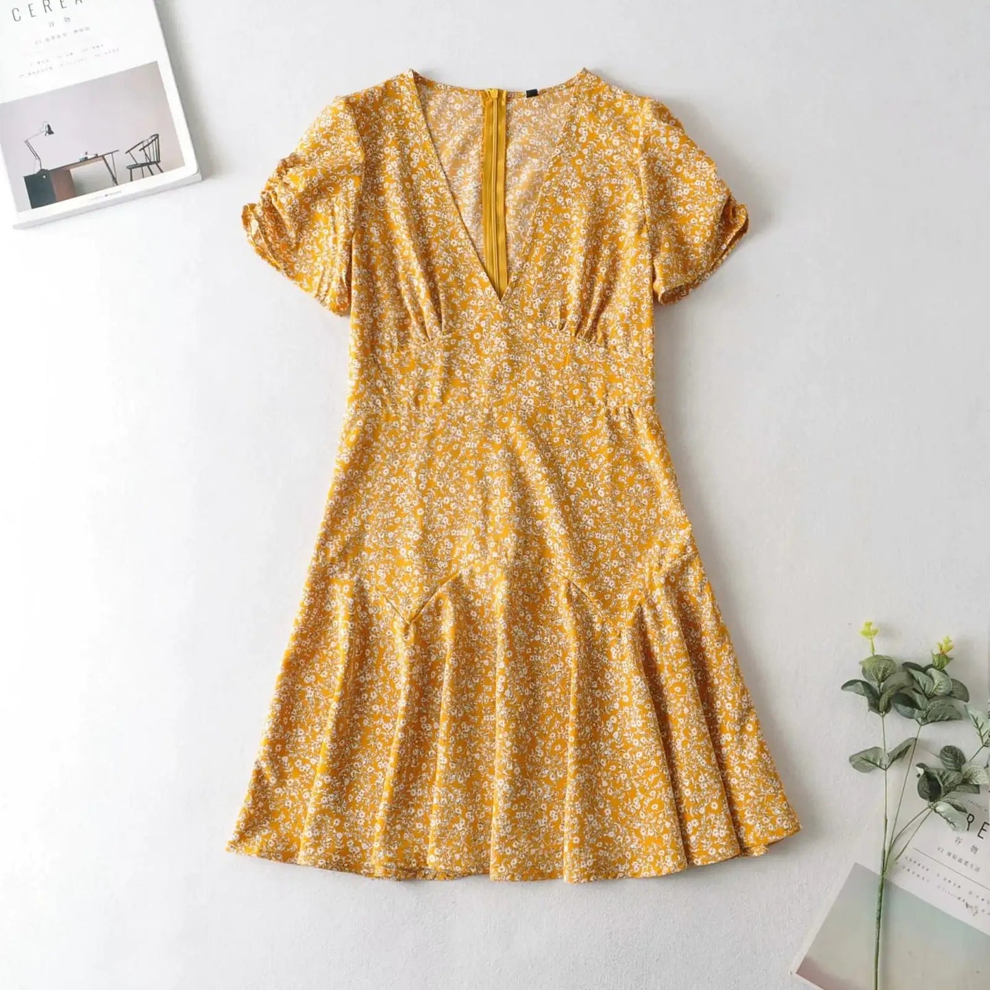 Summer Floral Short Dress