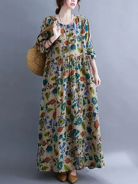 Summer Long Sleeve Dress