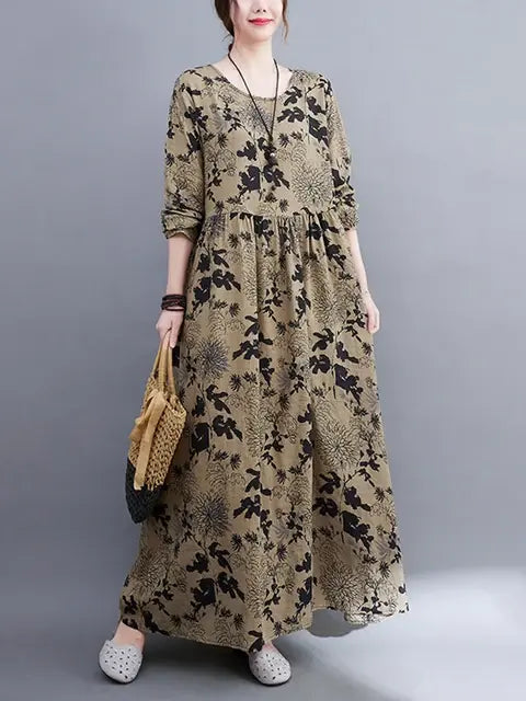 Summer Long Sleeve Dress