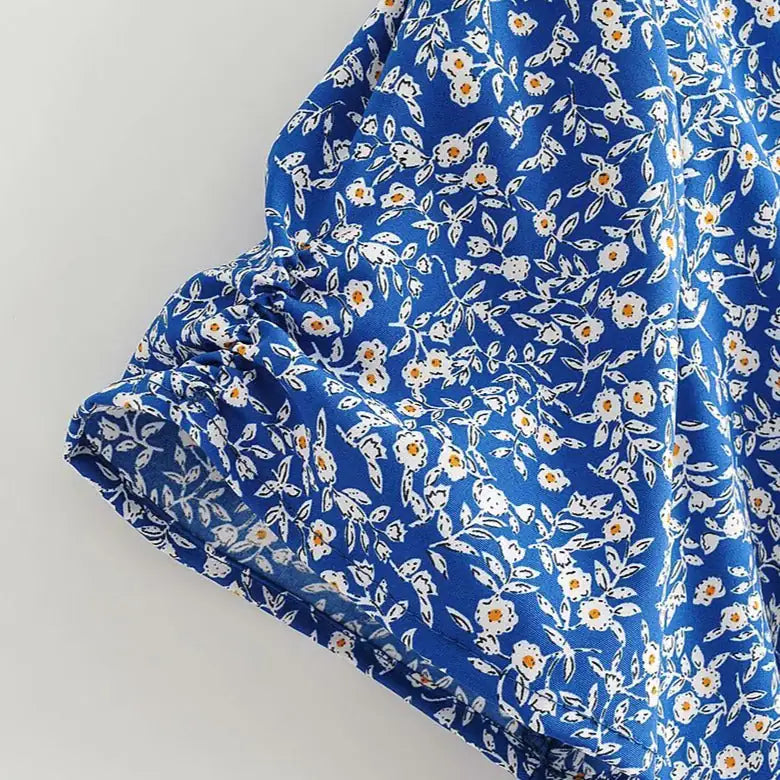 Summer Floral Short Dress
